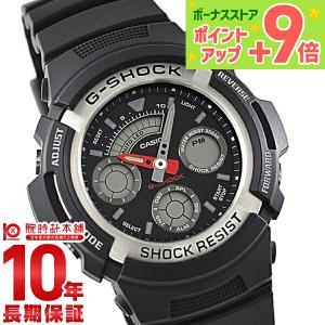 カシオ Ｇショック G-SHOCK STANDARD アナログ/デジタルコンビネーションモデル ブラック×ブラック AW-590-1AJF メンズ 腕時計 時計 爆買