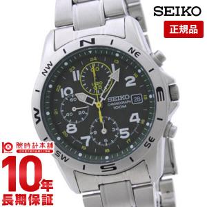 セイコー 腕時計 メンズ 逆輸入モデル クロノグラフ SEIKO SND377P SZER017 グリーン メタルバンド         （入荷後、3営業日以内に発送）｜10keiya