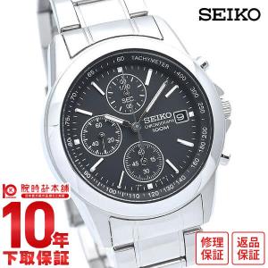 セイコー 腕時計 メンズ 逆輸入モデル クロノグラフ SEIKO SND309P1 ブラック メタル...