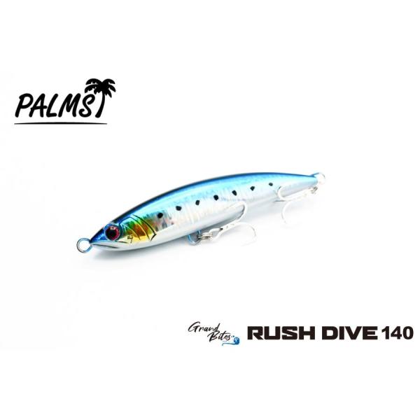 パームス グランバイツ ラッシュダイブ140 イワシ　PALMS RUSH DIVE 140 MG-...