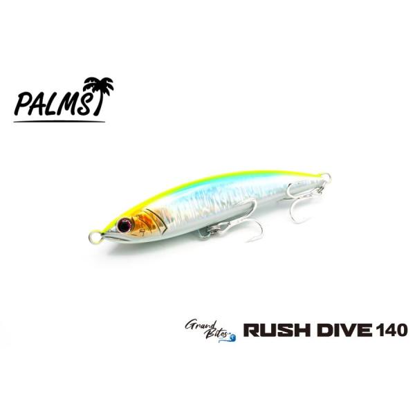 パームス グランバイツ ラッシュダイブ140 まずめチャートグロー　PALMS RUSH DIVE ...
