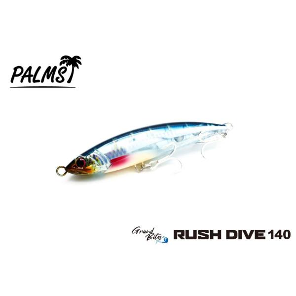 パームス グランバイツ ラッシュダイブ140 キビナゴ　PALMS RUSH DIVE 140 T-...