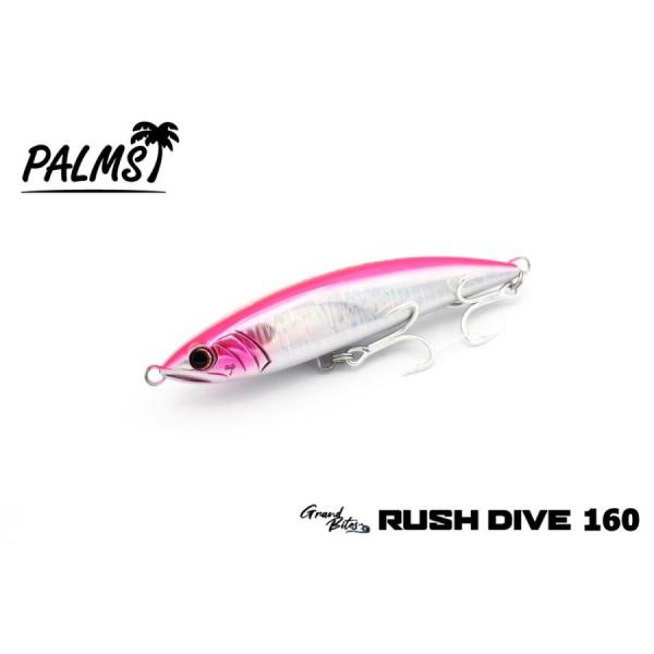 パームス グランバイツ ラッシュダイブ160 ピンクバック　PALMS RUSH DIVE 160 ...