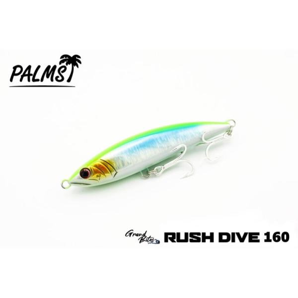 パームス グランバイツ ラッシュダイブ160 まずめチャートグロー　PALMS RUSH DIVE ...