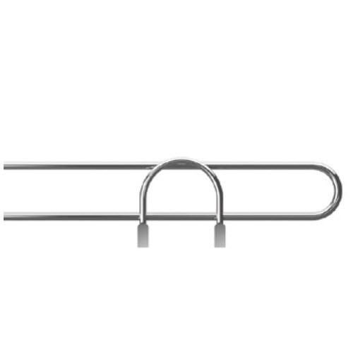 手すり(W90×H3）　中日販売　システム什器　ゴンドラ