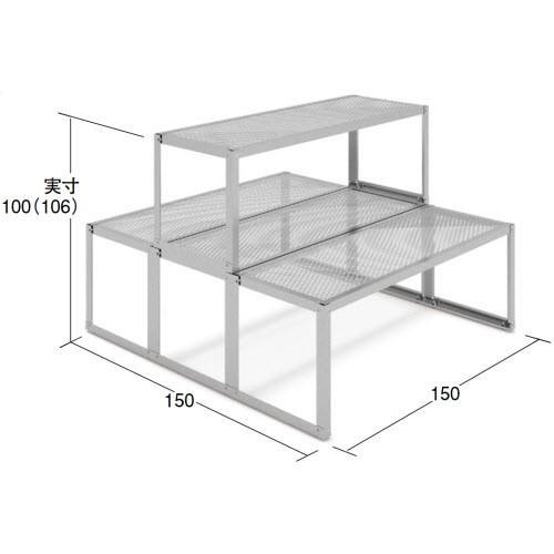 園芸台両面(W150×D150×H100)　中日販売　業務用　ホームセンター　陳列棚