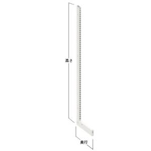 片面ネット（W90×D47×H75）連結 中日販売 システム什器 ゴンドラ