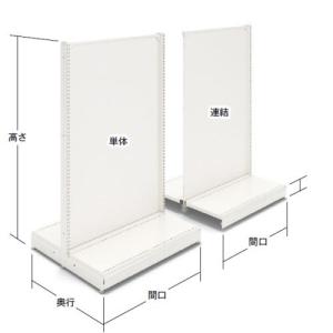 エンドネットA(W90×H180） 中日販売 システム什器 ゴンドラ : テン