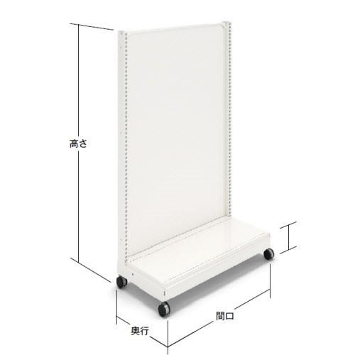 片面ボードK(W93×D47×H187)単体　中日販売　システム什器　ゴンドラ