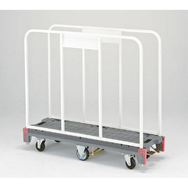 ベニヤカート（W130×D43）ブレーキ付　中日販売　業務用　台車　バックヤード