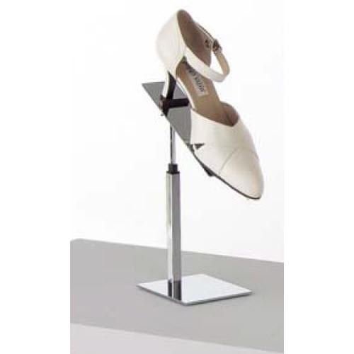 ディスプレイスタンド　シューズ用（高さ200〜250）　クローム　ロイヤル　ディスプレイ用品　業務用...