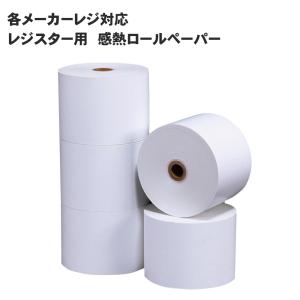 レジ用ロールペーパー　58mm×80mm 国産紙 10巻入｜10pos