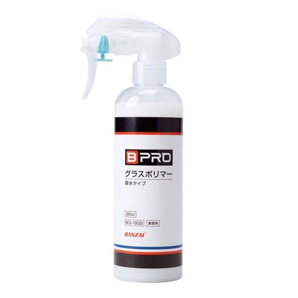 BPRO 車用コーティング剤 グラスポリマー 疎水タイプ 300ml カーケア 業務用 プロユース ...