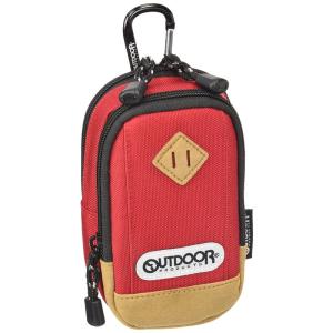 OUTDOOR PRODUCTS (アウトドアプロダクツ) デジタルカメラケース アウトドア カメラポーチ01 レッド ODCP01RD｜110110-3