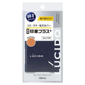 LUCIDO(ルシード) フェイスカバーコンパクト 01 コンシーラー 無香料 明るめな肌色 4グラム (x 1)｜110110-3