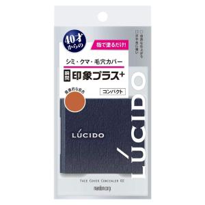 LUCIDO(ルシード) フェイスカバーコンパクト 02 コンシーラー 無香料 健康的な肌色 4グラム (x 1)｜110110-3