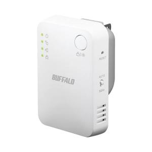 バッファロー WiFi 無線LAN 中継機 Wi-Fi 5 11ac 866 + 300 Mbps ハイパワー コンセント直挿し コンパクト