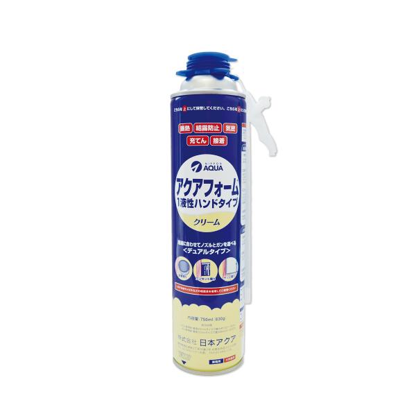 日本アクア アクアフォーム １液性 ハンドタイプ クリーム 750mlエアゾール缶 デュアルタイプ
