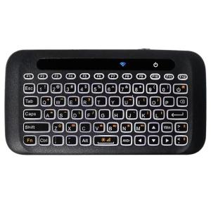 ミニキーボード 2.4G ワイヤレスキーボード 超小型 手のひらサイズ タッチパッド付き バックライト付き 充電式 静音 無線 キーボード｜110110-3