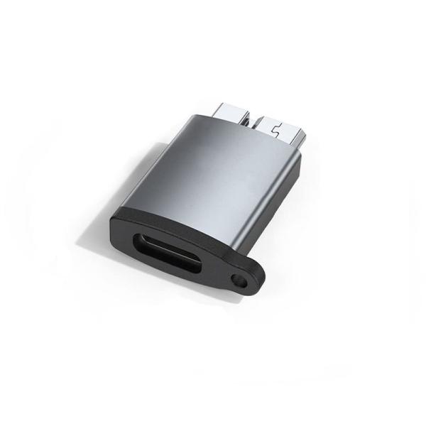 USB Micro B-TYPE C変換アダプター 1個入り USB 3.1 5Gbps SSD、H...