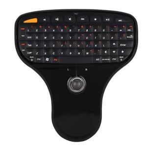 124X135X25Mm N5901プラスチック製QWERTYキーボード、黒のミニキーボード、TVコンピュータに実用的｜110110-3