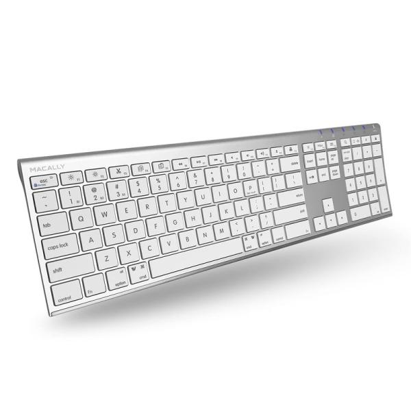 Macally ACEBTKEY-US ultraslim Bluetooth Keyboard f...