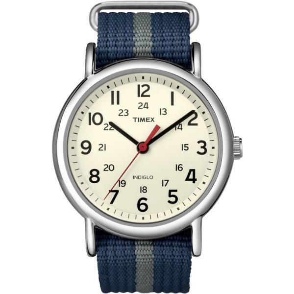 タイメックスTIMEX ウィークエンダー セントラルパーク クリーム×ネイビー/グレー T2N654...