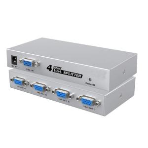 ES-Tune VGA分配器 ディスプレイスプリッタ 1入力4出力 伝送距離25M 1080P DDC機能サポート｜110110-3
