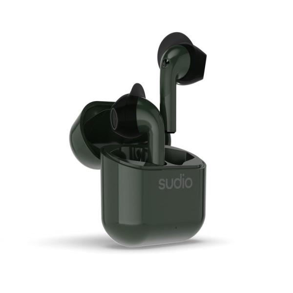 国内正規品 SUDIO NIO (グリーン) ワイヤレスイヤホン Bluetooth5.0 自動ペア...