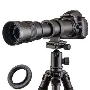 JINTU 420-800mm f/8.3 HD マニュアルフォーカス望遠ズーム レンズにとってニコン一眼レフデジタルカメラレンズD5600｜110110-3