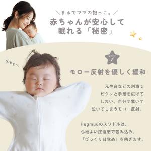 スワドル コットン おくるみ 部分メッシュ ス...の詳細画像2