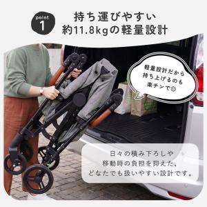 ストローラーワゴン 2人乗り 折りたたみ 軽量...の詳細画像2