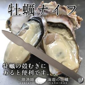 牡蠣ナイフ 1本 殻付きカキの殻むき専用 簡易ナイフ