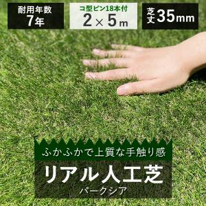人工芝 幅2m ロール 2m×5m 芝丈35m...の詳細画像1