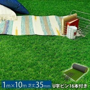 人工芝 ロール 芝生 1m×10m 芝丈35mm ベランダ 庭 パークシア