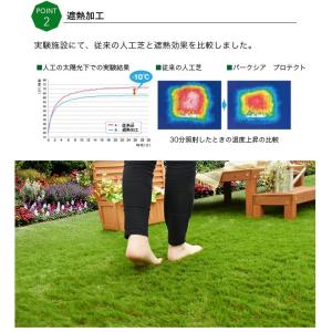 人工芝 DIY ロール 幅1m×10m 芝丈 ...の詳細画像4