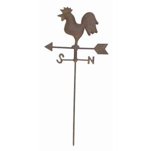 風見鶏 にわとり ステンレス製 黒つや消し KZSS-鶏 （脚部Aタイプ