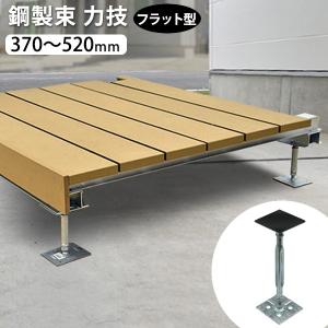 送料無料 鋼製束 力技 フラット型 370〜520mm (KD3752F) T型