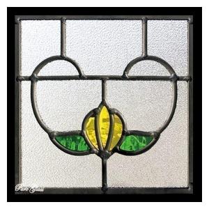 ステンドグラス (SH-D35) 200×200×18mm デザイン ピュアグラス