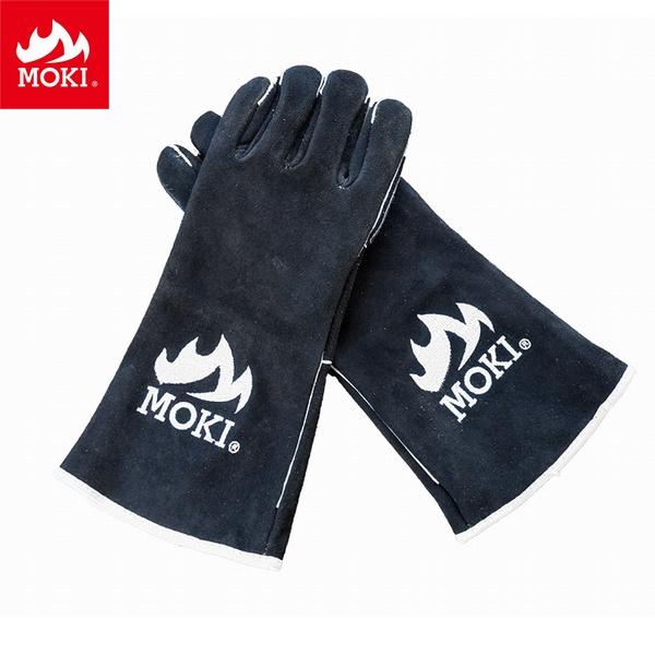 薪ストーブ用 耐熱グローブ（5本指） カラー：ブラック モキ製作所 MOKI 黒