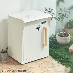 宅配ボックス ムーミン (M25-0012) 白 宅配BOX ※北海道・沖縄・離島 送料別途見積