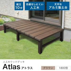 ウッドデッキ 人工木 縁台 0.5坪 アトラス...の詳細画像1
