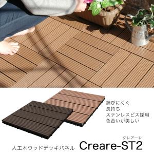 ウッドパネル 人工木 単品 ダークブラウン [...の詳細画像1