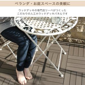 ウッドパネル 人工木 単品 ダークブラウン [...の詳細画像2
