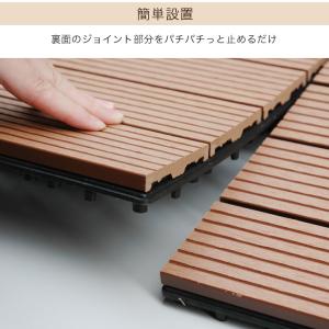 ウッドパネル 人工木 単品 ダークブラウン [...の詳細画像3