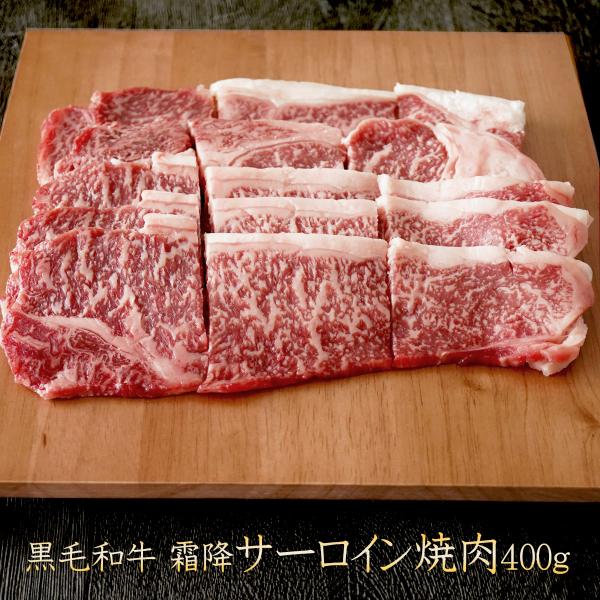 ステーキ肉 ギフト 黒毛和牛 霜降り サーロイン 焼肉 400g