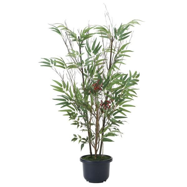 アートグリーン フェイクグリーン 人工観葉植物 光触媒 光の楽園 黒竹＆南天１．０ 2011R160
