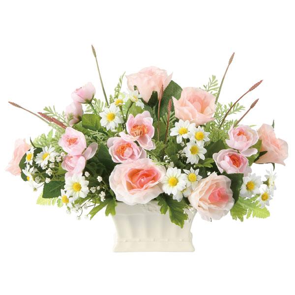 アートフラワー フェイクグリーン 造花 光触媒 光の楽園 スモールデージー 2381R80