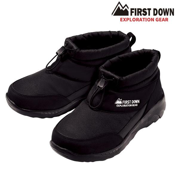 ファーストダウン FIRST DOWN 紳士防寒ショートブーツ 中綿入り靴 防水仕様 メンズ 秋冬春...