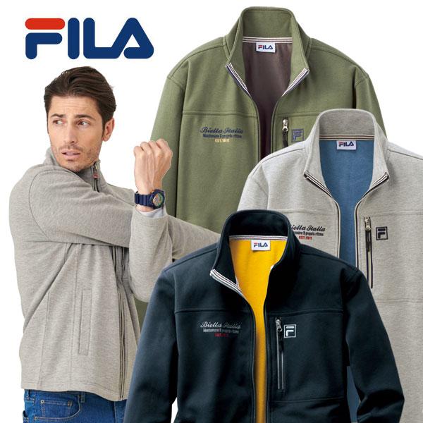 FILA 防風ジャケット 軽量仕様 暖かアウター ファスナーポケット 秋冬春 40代 50代 60代...